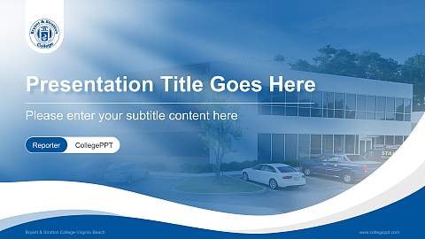 Bryant & Stratton College-Virginia Beach Lecture Sharing and Networking Event PPT Template