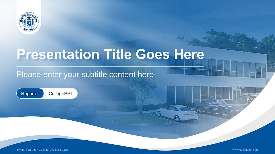 Bryant & Stratton College-Virginia Beach Lecture Sharing and Networking Event PPT Template16:9 ratio PPT effect preview image