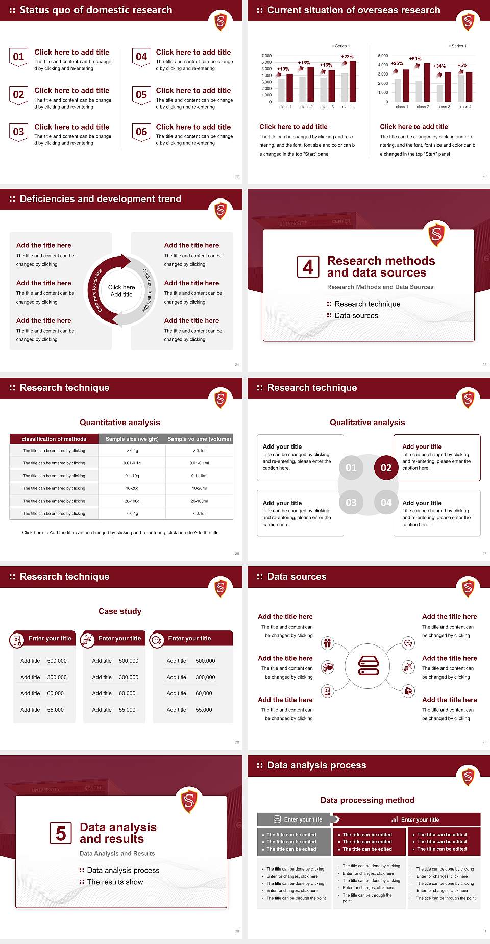 California State University-Stanislaus Graduation Thesis Defense PPT Template4:3 ratio PPT effect preview image4