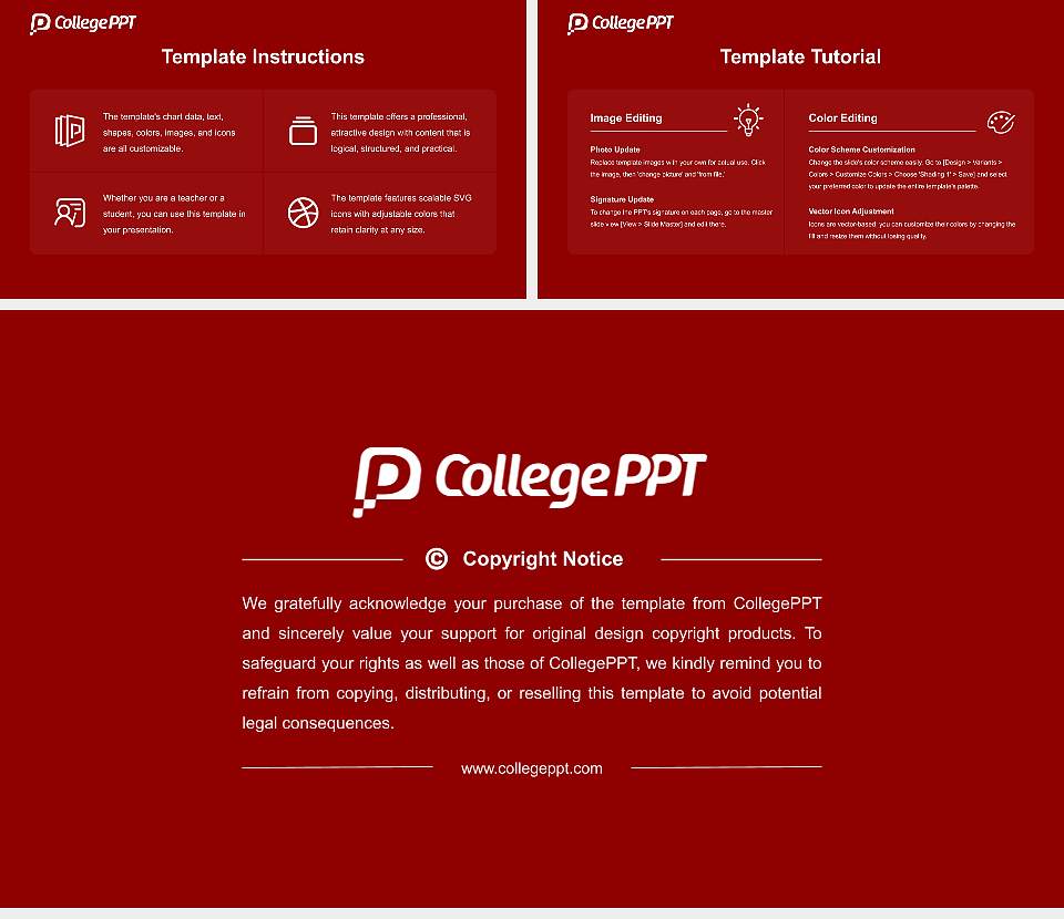 Bryan College-Dayton Course/Courseware Creation PPT Template16:9 ratio PPT effect preview image5