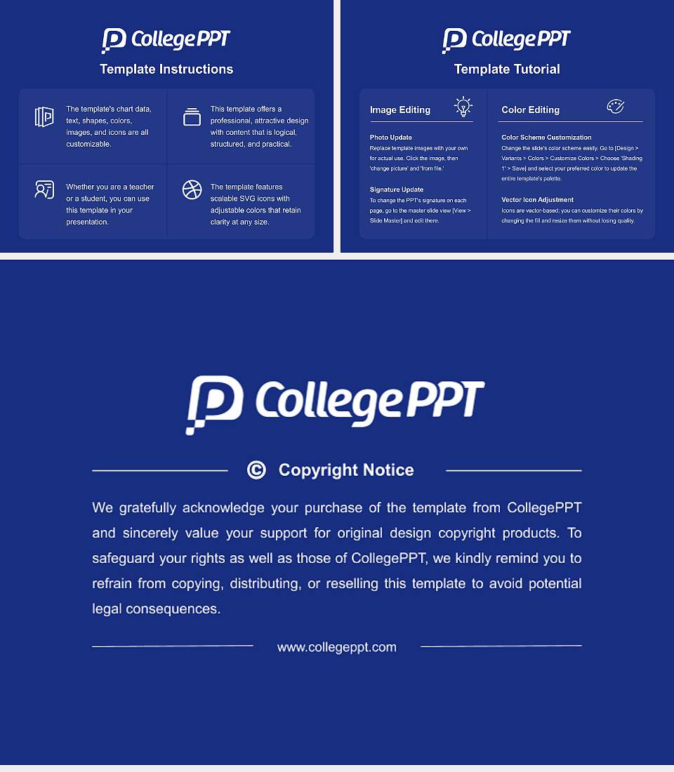 Berkeley College-New York Course/Courseware Creation PPT Template4:3 ratio PPT effect preview image5
