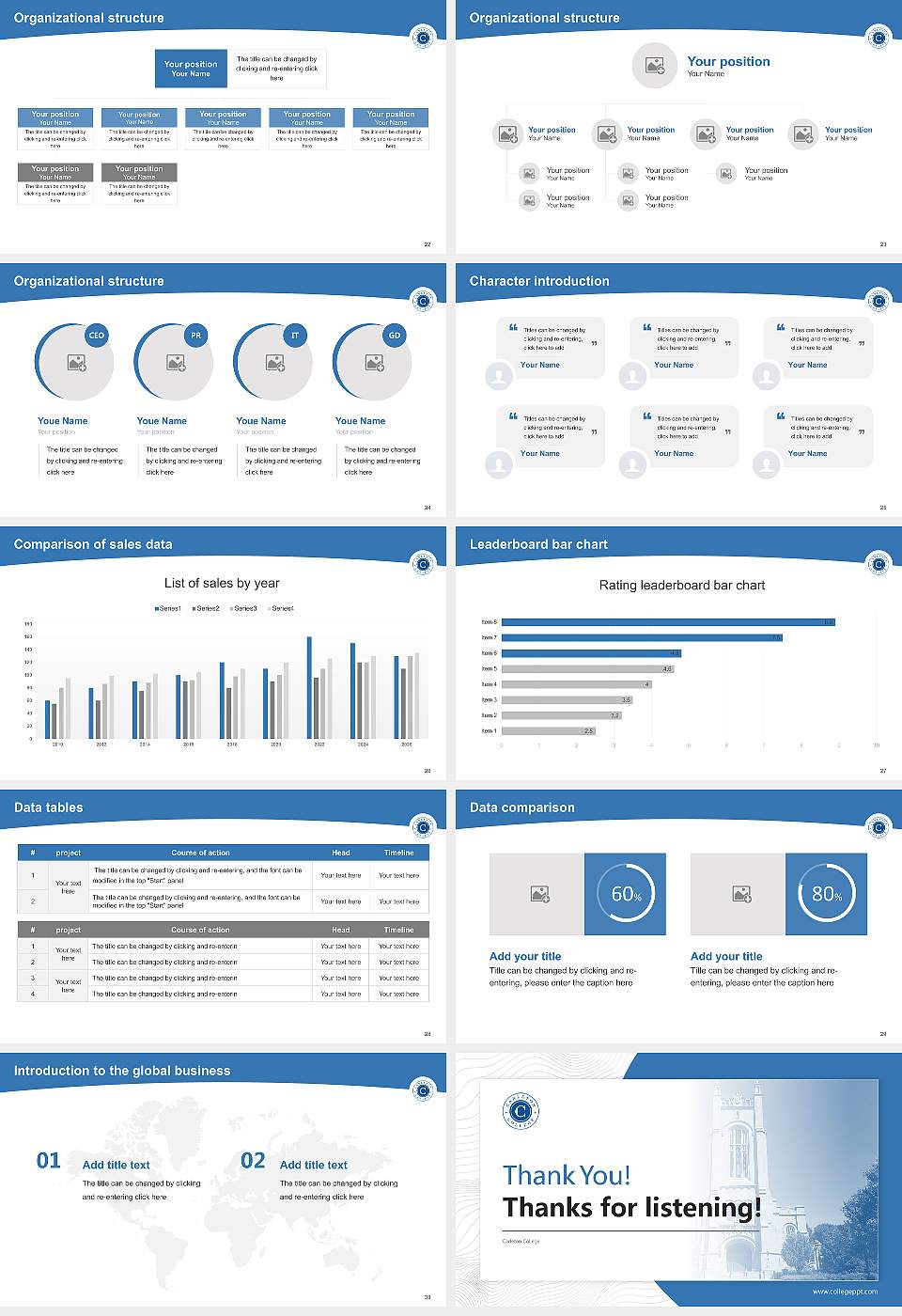 Carleton College Academic Presentation/Research Findings Report PPT Template16:9 ratio PPT effect preview image4