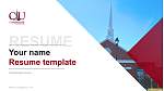 Campbellsville University Resume PPT Template