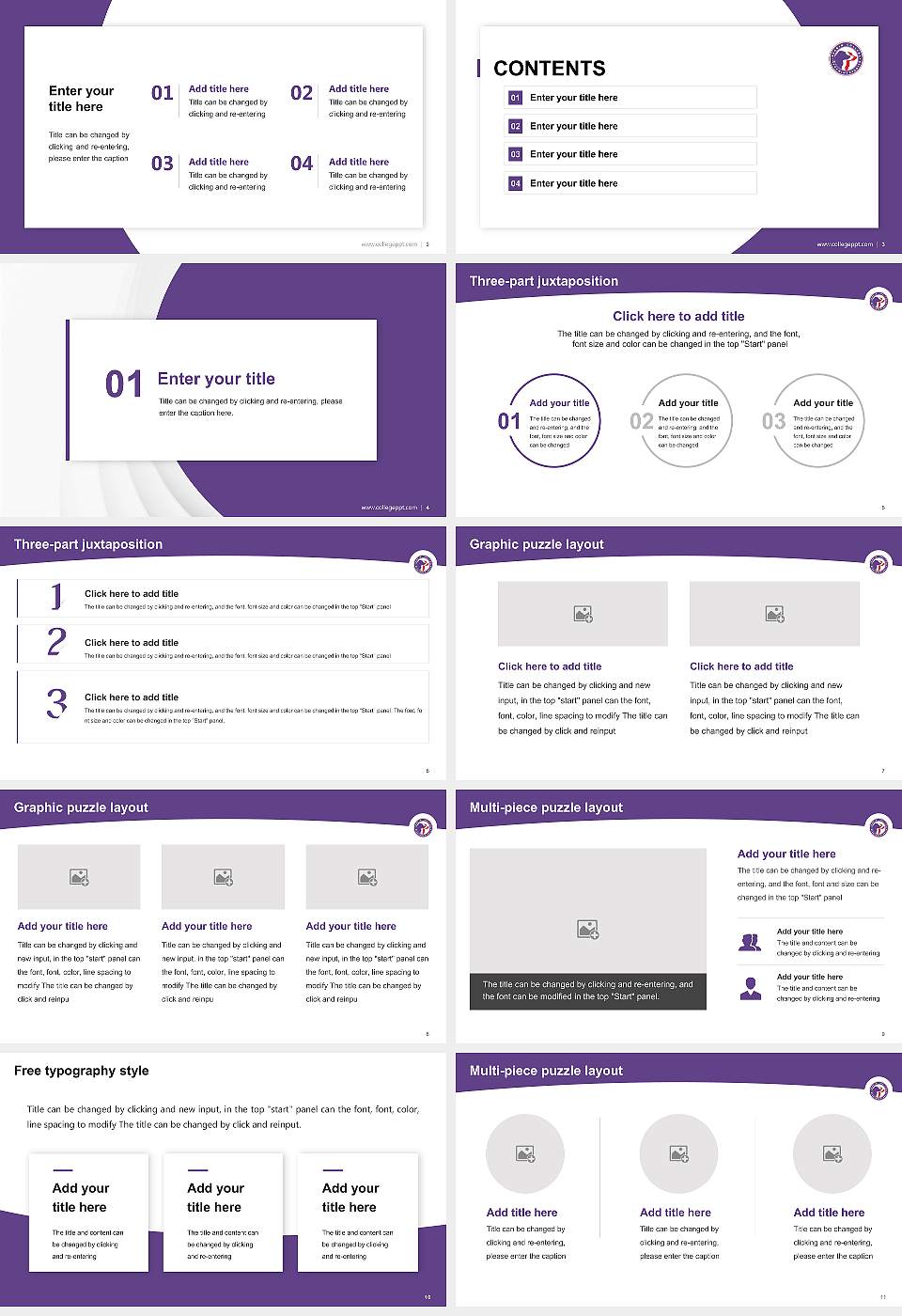 Bergin University of Canine Studies Academic Presentation/Research Findings Report PPT Template16:9 ratio PPT effect preview image2