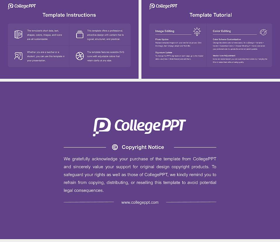Bergin University of Canine Studies Academic Presentation/Research Findings Report PPT Template16:9 ratio PPT effect preview image5