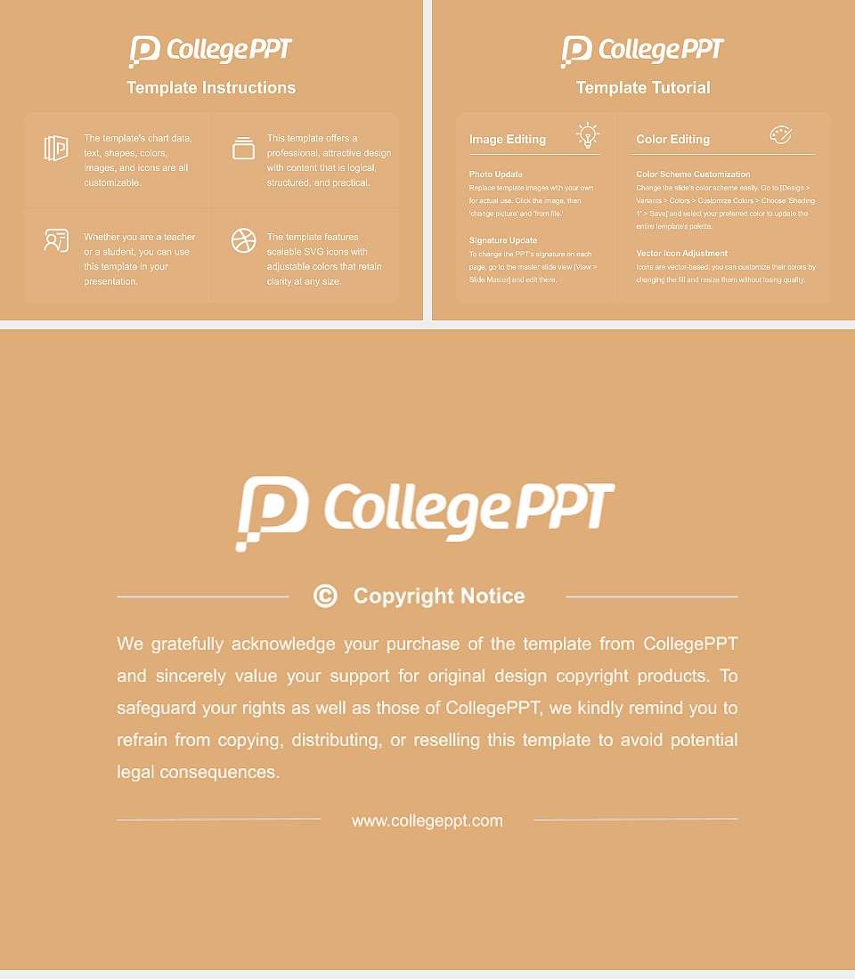 Blue Mountain Christian University Academic Presentation/Research Findings Report PPT Template4:3 ratio PPT effect preview image5