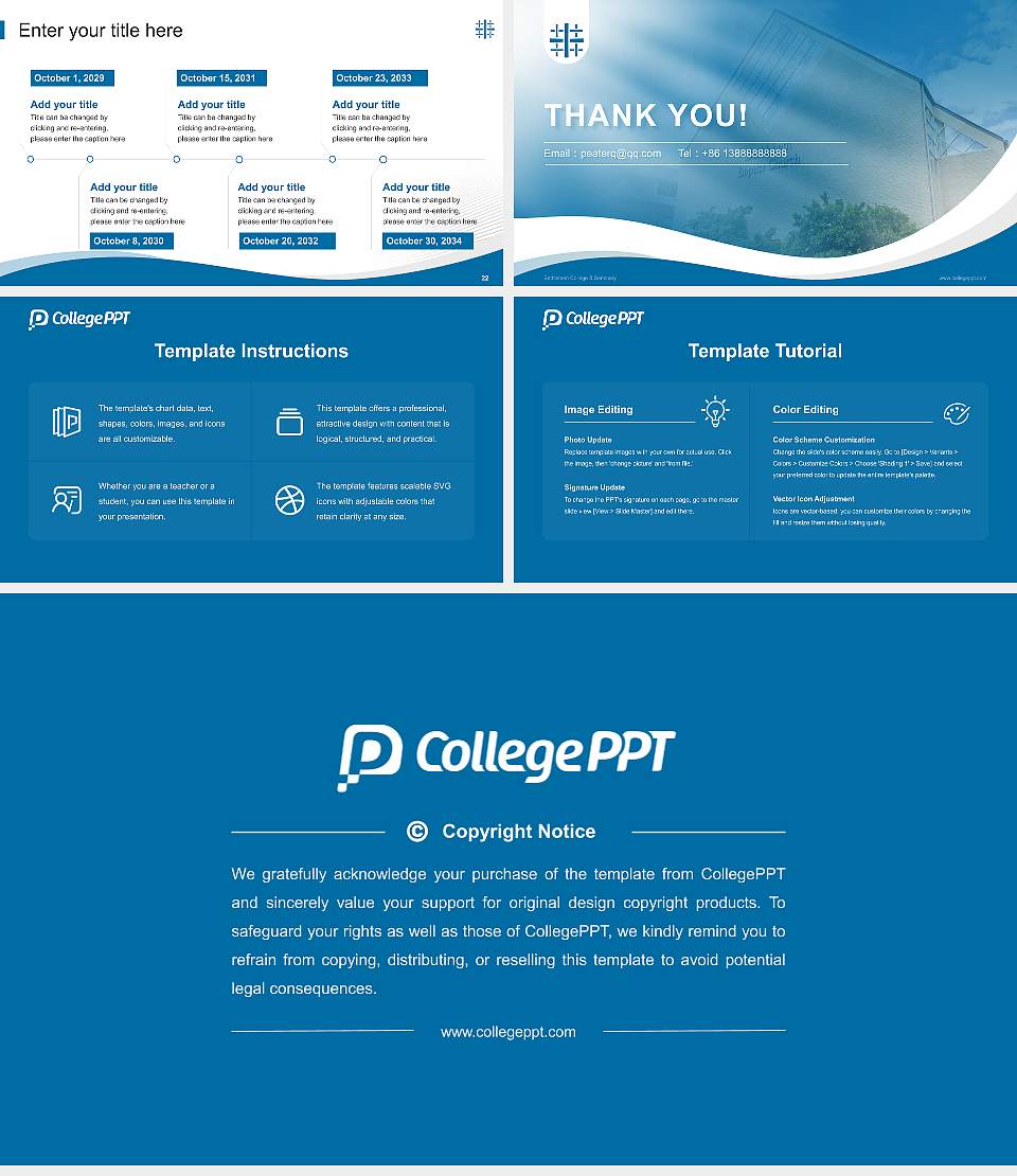Bethlehem College & Seminary Lecture Sharing and Networking Event PPT Template16:9 ratio PPT effect preview image4