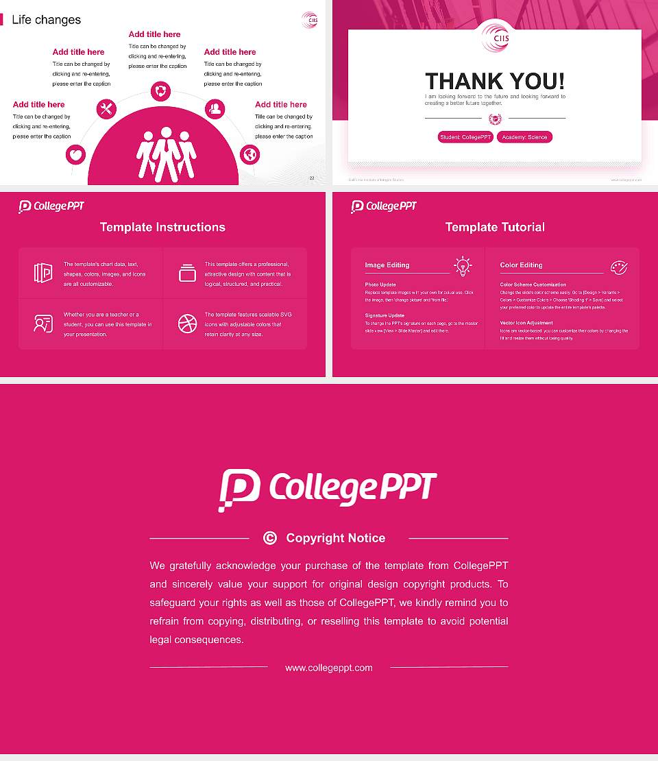 California Institute of Integral Studies National Scholarship Defense PPT Template16:9 ratio PPT effect preview image4
