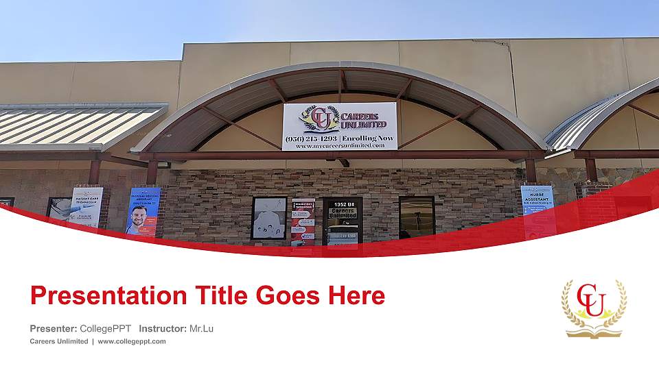 Careers Unlimited Course/Courseware Creation PPT Template16:9 ratio PPT effect preview image