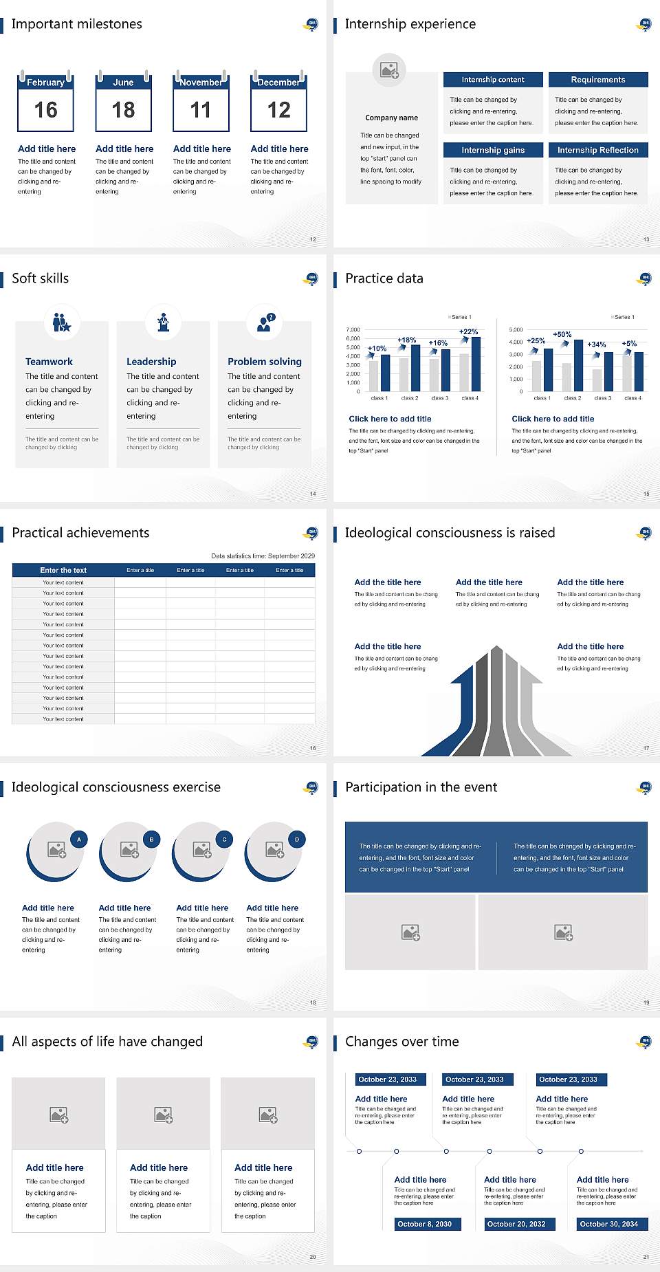 Beulah Heights University National Scholarship Defense PPT Template4:3 ratio PPT effect preview image3