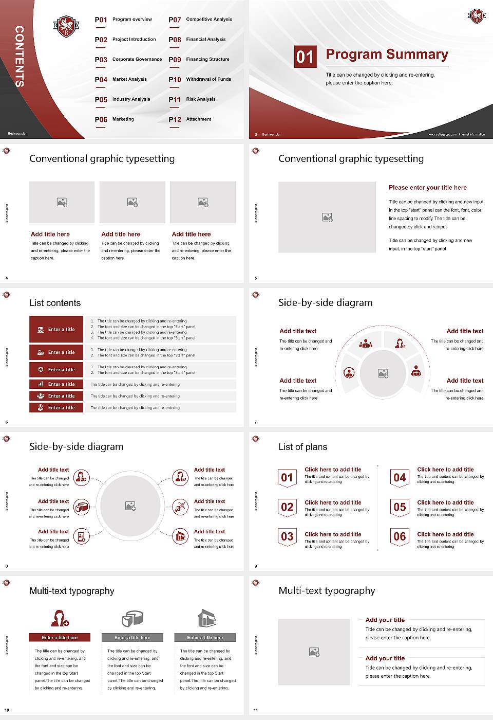Bethesda University Competition/Entrepreneurship Contest PPT Template16:9 ratio PPT effect preview image2