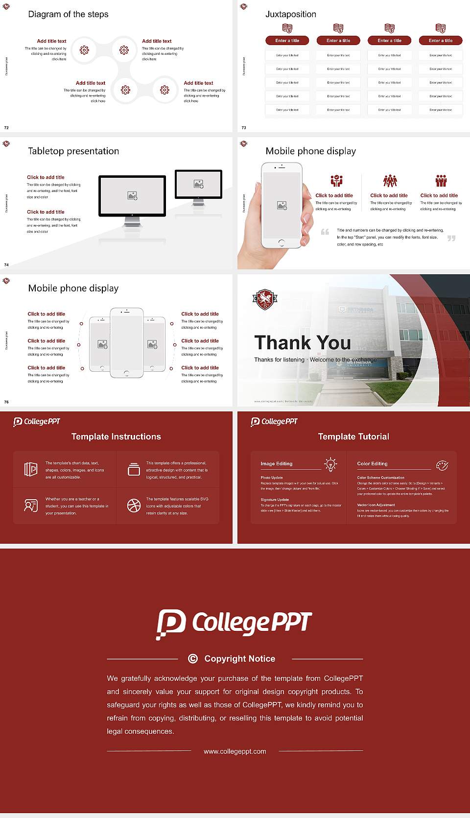Bethesda University Competition/Entrepreneurship Contest PPT Template16:9 ratio PPT effect preview image9
