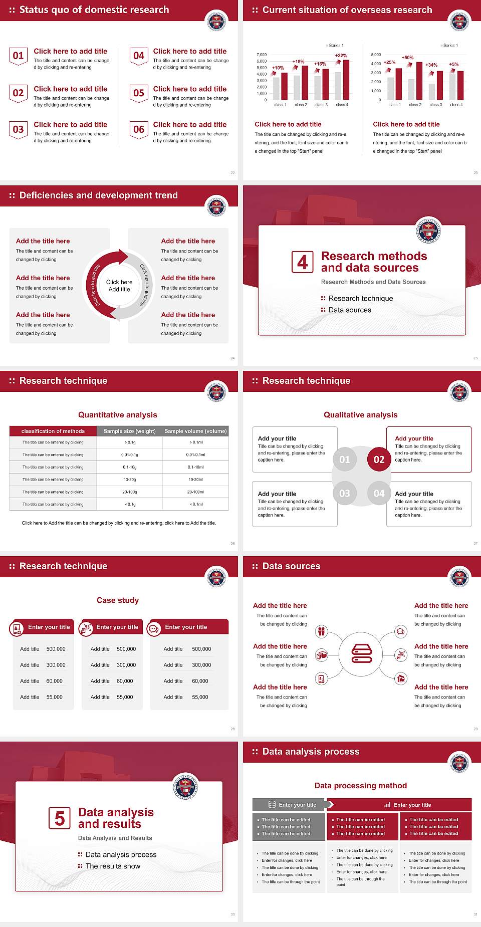 California State University-Fresno Graduation Thesis Defense PPT Template4:3 ratio PPT effect preview image4