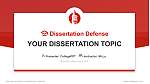 Bloomfield College Graduation Thesis Defense PPT Template