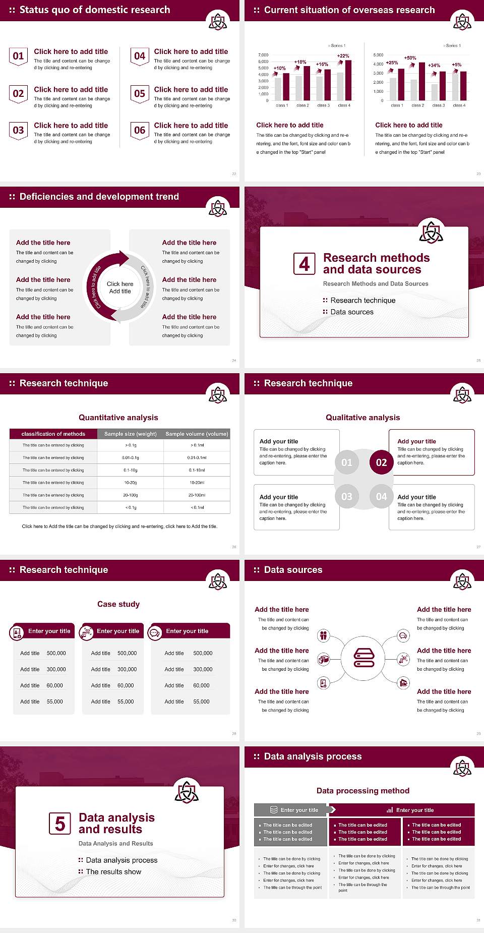 Cairn University Graduation Thesis Defense PPT Template4:3 ratio PPT effect preview image4