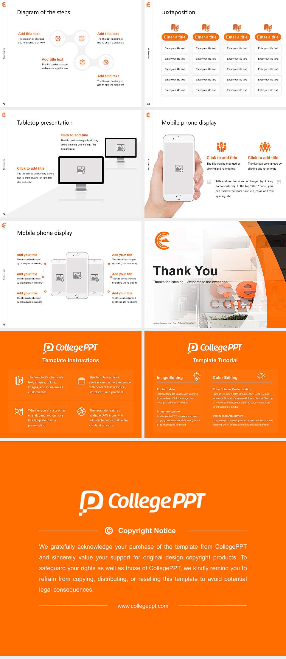 Cem College-Mayaguez Competition/Entrepreneurship Contest PPT Template4:3 ratio PPT effect preview image9