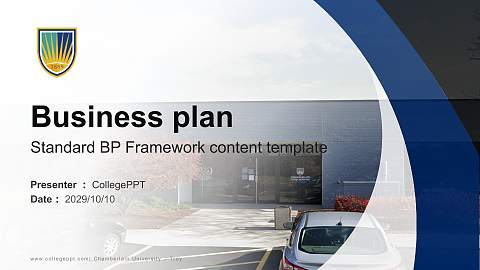 Chamberlain University – Troy Competition/Entrepreneurship Contest PPT Template