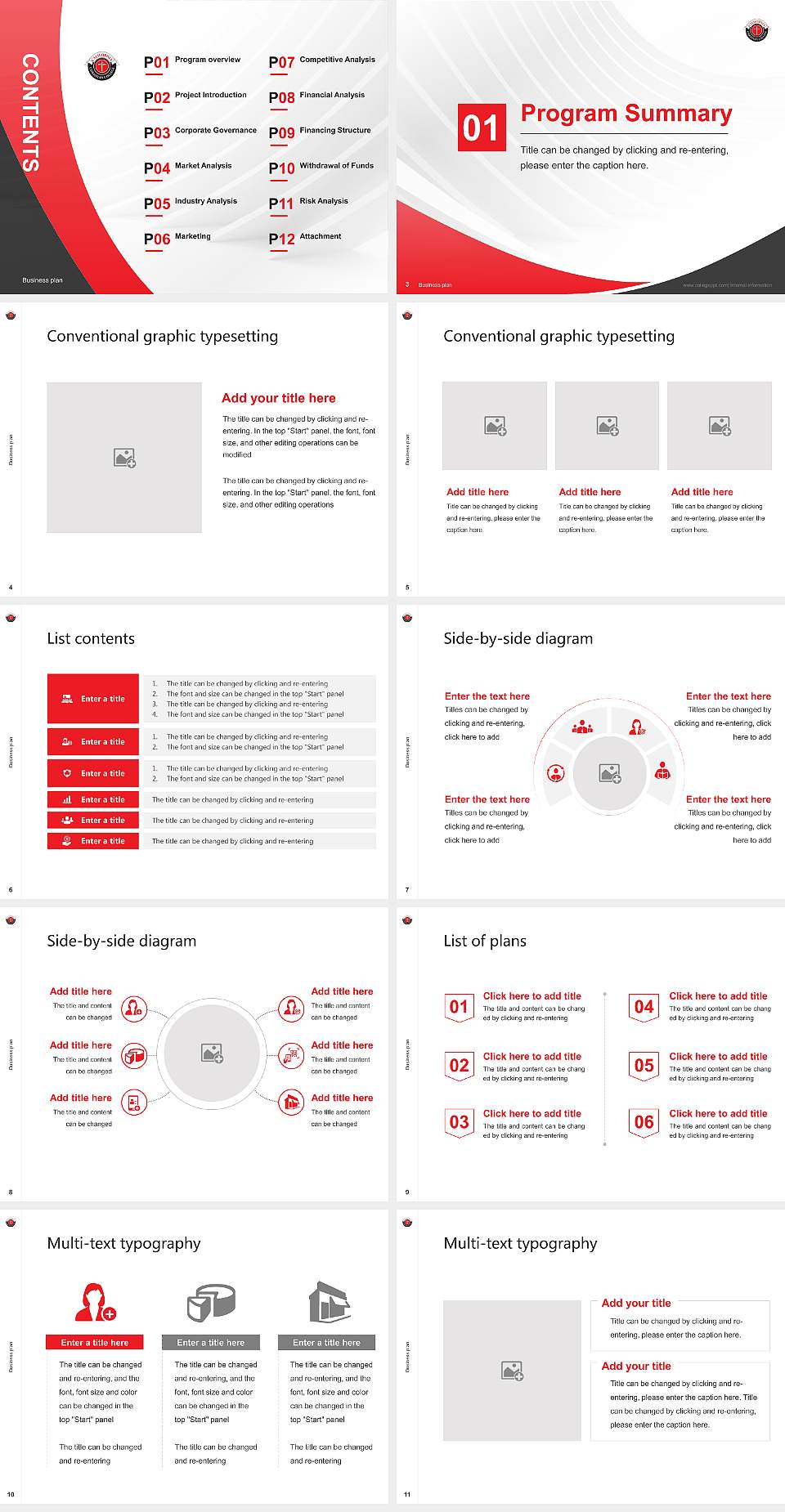 California Christian College Competition/Entrepreneurship Contest PPT Template4:3 ratio PPT effect preview image2