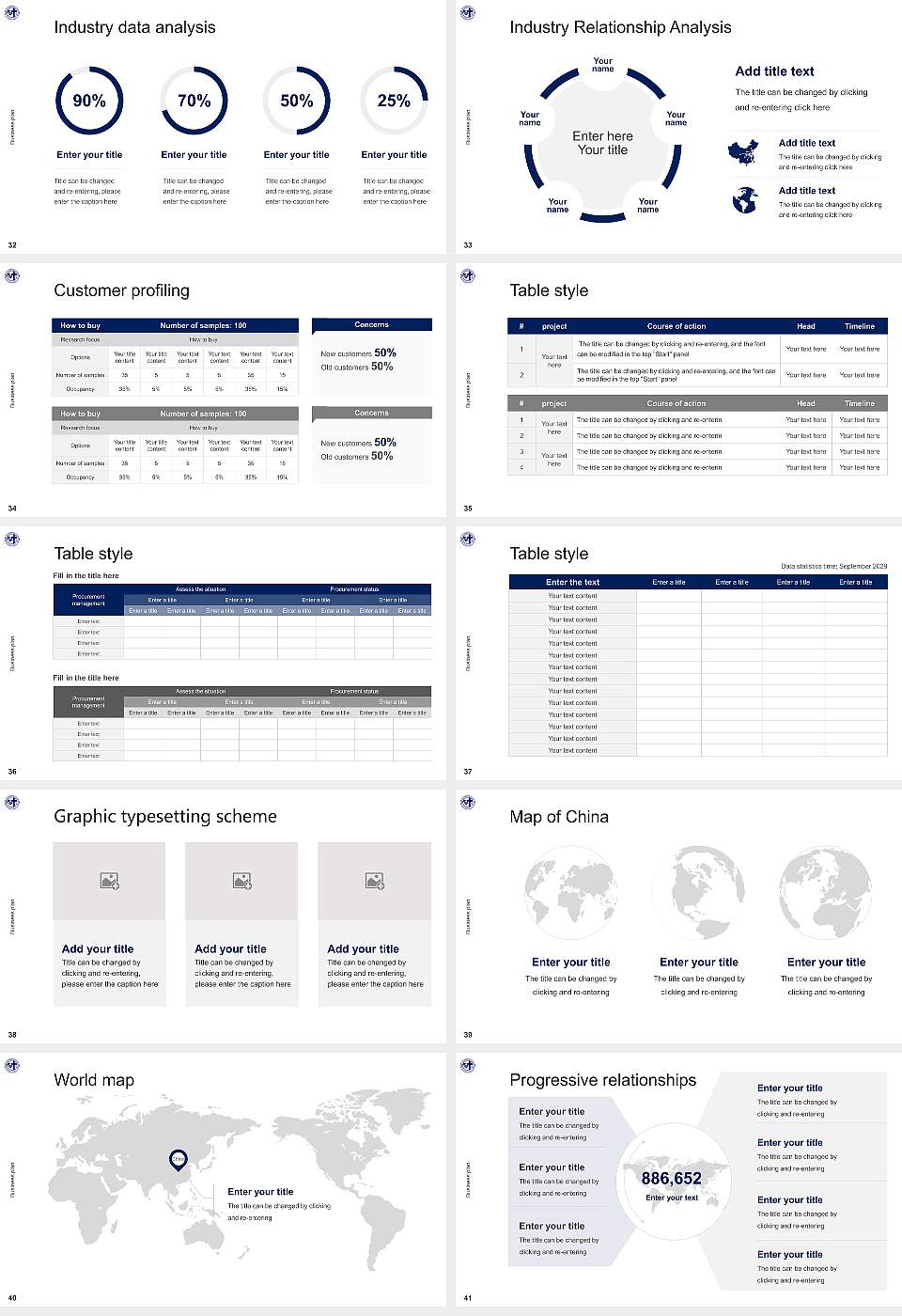 Cabrini University Competition/Entrepreneurship Contest PPT Template16:9 ratio PPT effect preview image5