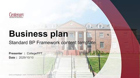 Centenary College of Louisiana Competition/Entrepreneurship Contest PPT Template