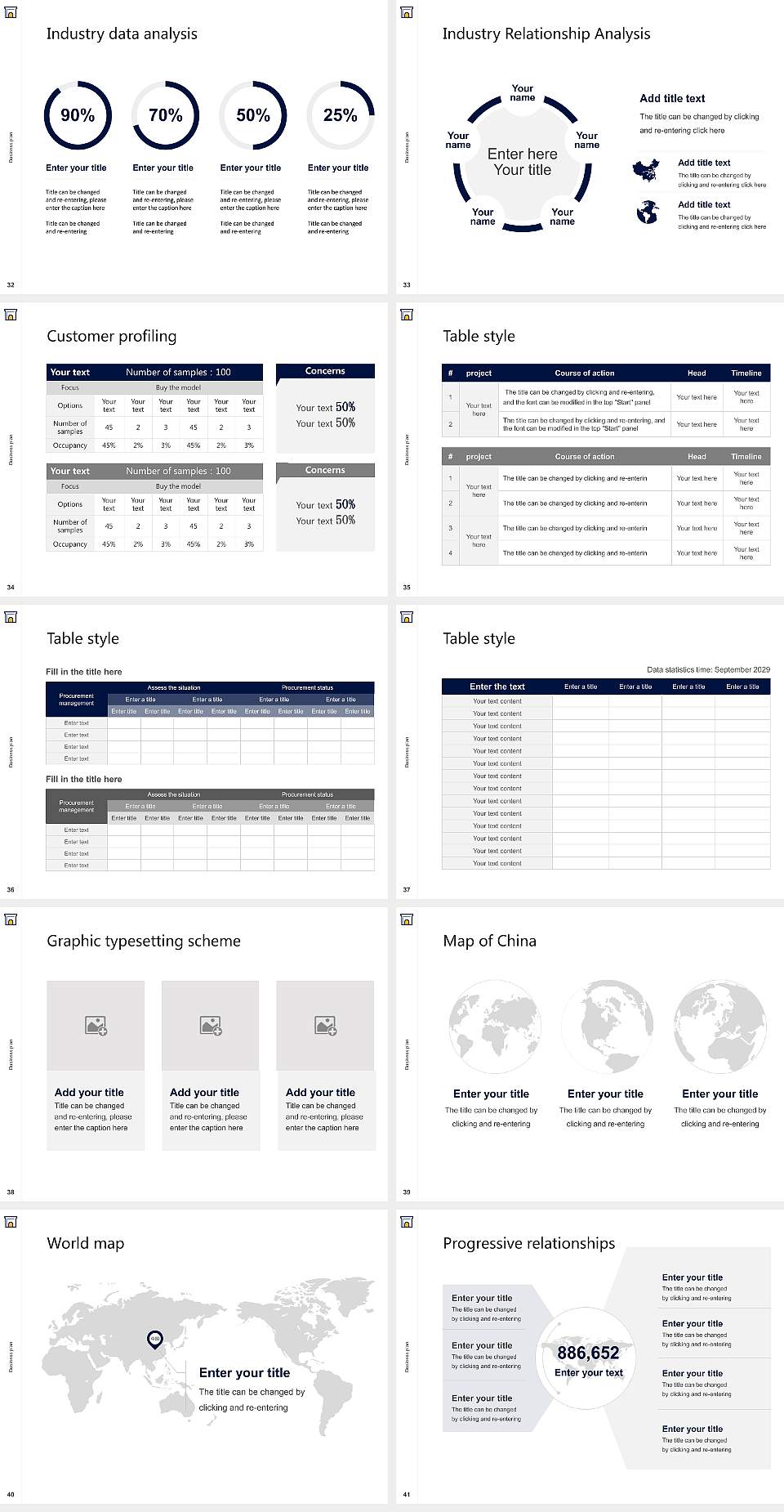 Buena Vista University Competition/Entrepreneurship Contest PPT Template4:3 ratio PPT effect preview image5
