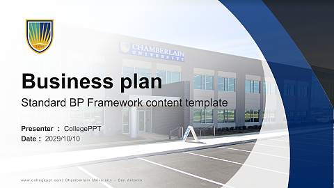 Chamberlain University – San Antonio Competition/Entrepreneurship Contest PPT Template
