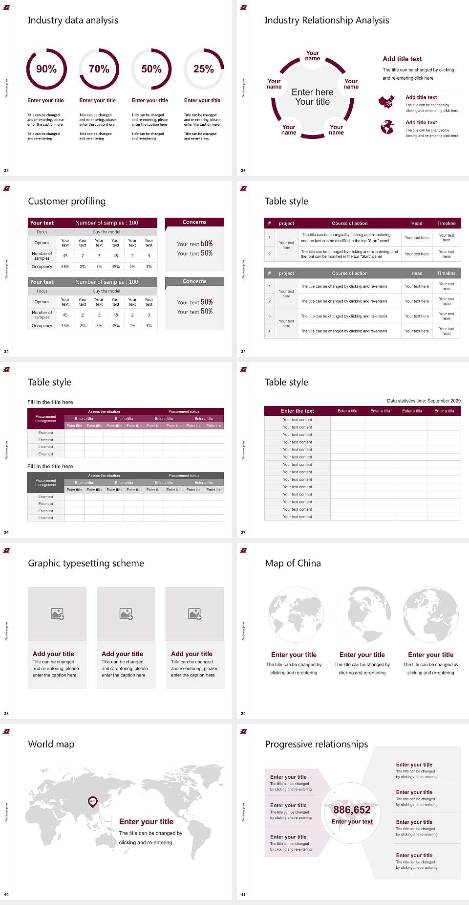 Central Michigan University Competition/Entrepreneurship Contest PPT Template4:3 ratio PPT effect preview image5