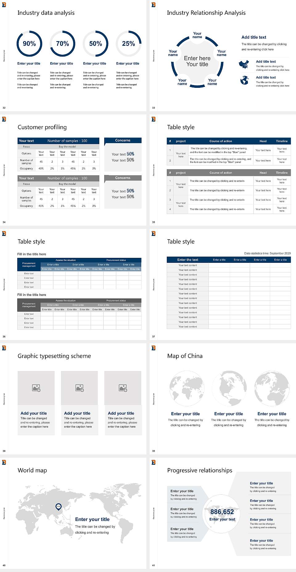 Bucknell University Competition/Entrepreneurship Contest PPT Template4:3 ratio PPT effect preview image5