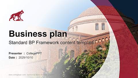 California State University-Chico Competition/Entrepreneurship Contest PPT Template