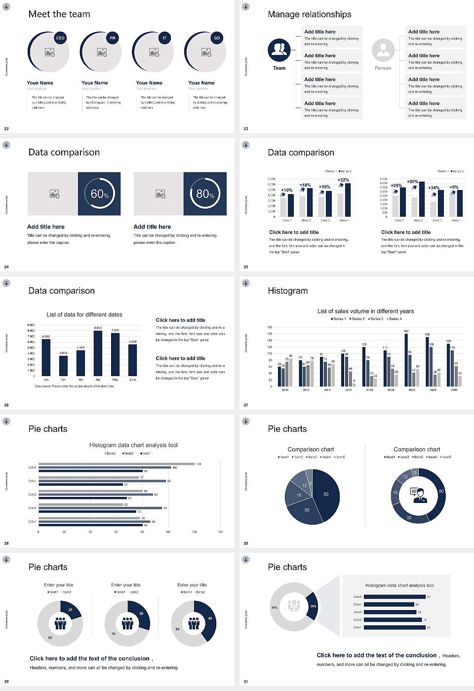 Butler University Competition/Entrepreneurship Contest PPT Template16:9 ratio PPT effect preview image4