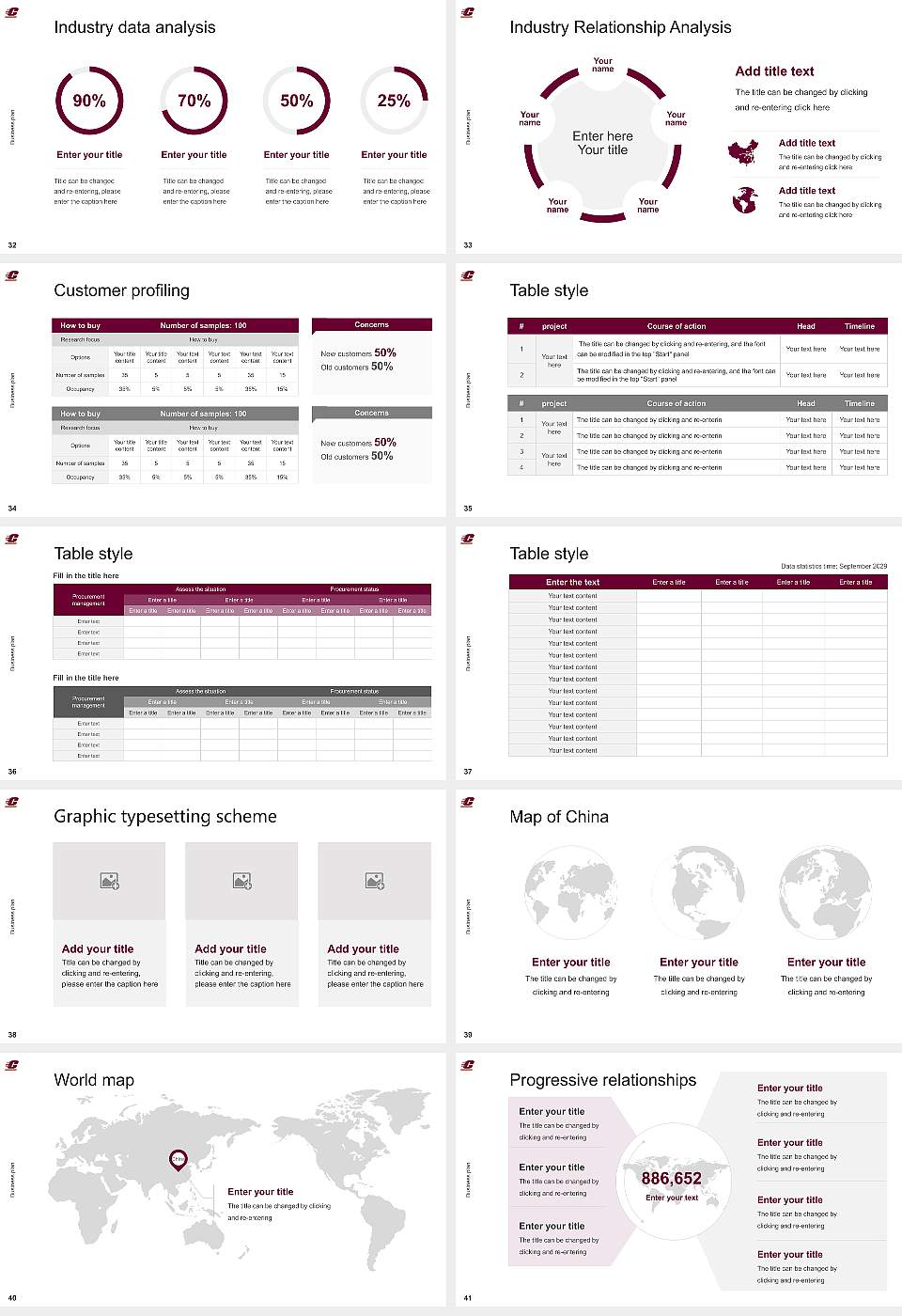Central Michigan University Competition/Entrepreneurship Contest PPT Template16:9 ratio PPT effect preview image5