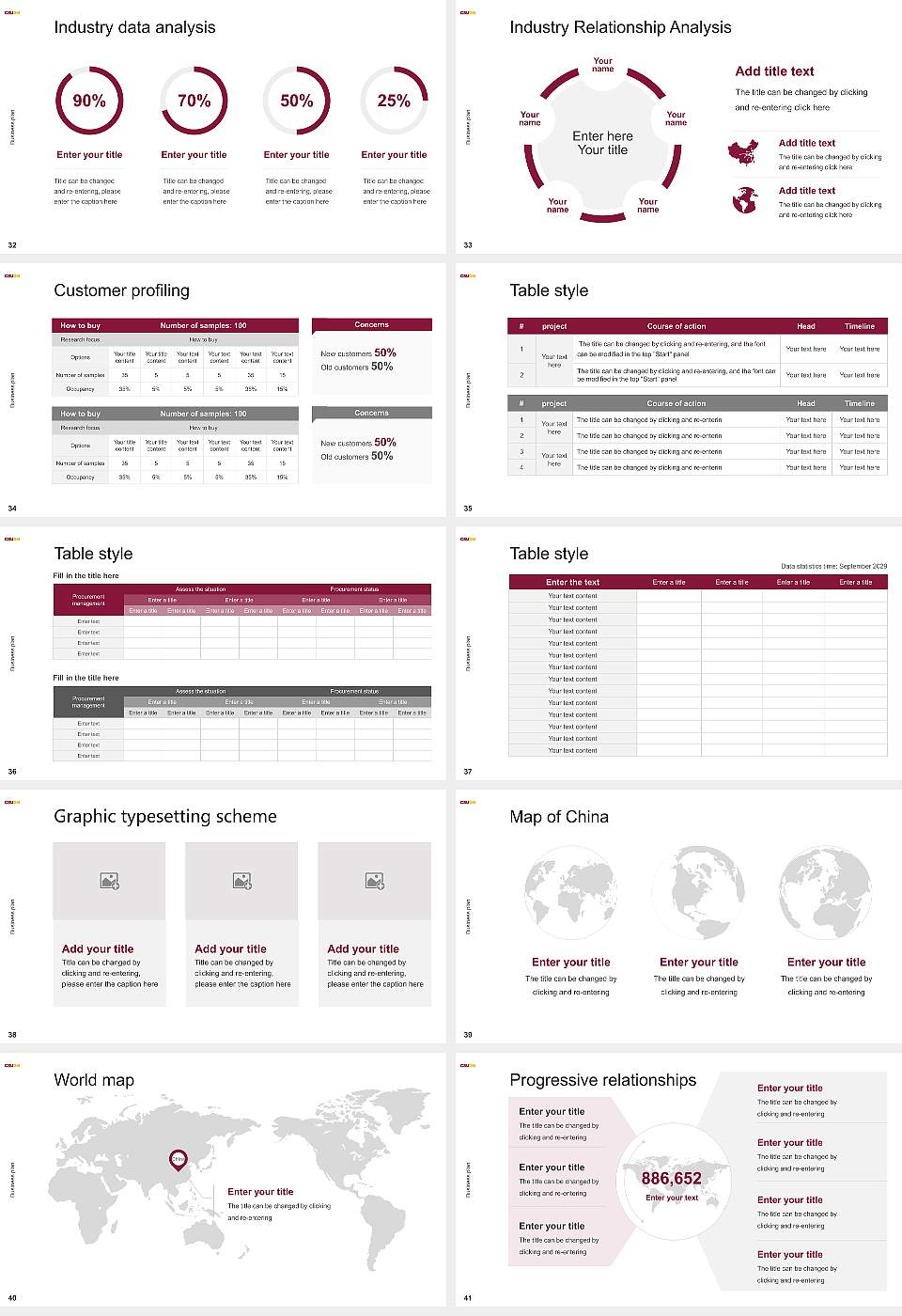 California State University-Dominguez Hills Competition/Entrepreneurship Contest PPT Template16:9 ratio PPT effect preview image5