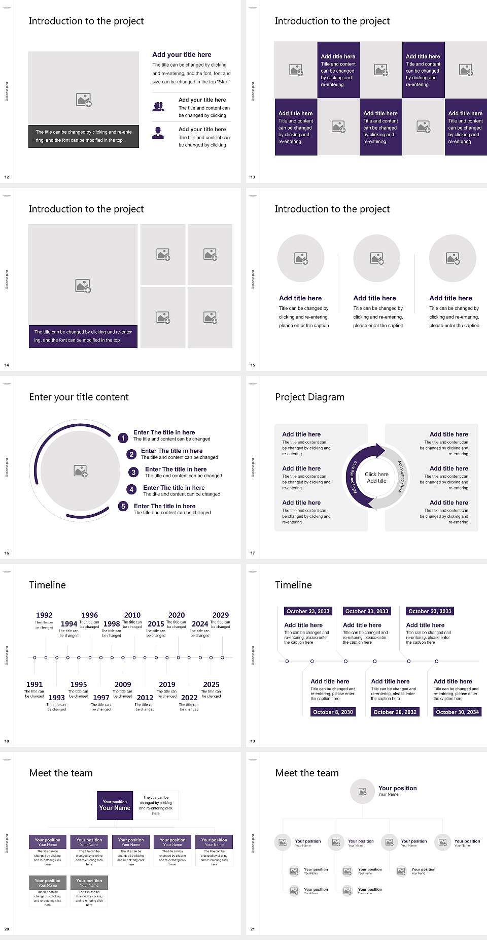 California Lutheran University Competition/Entrepreneurship Contest PPT Template4:3 ratio PPT effect preview image3