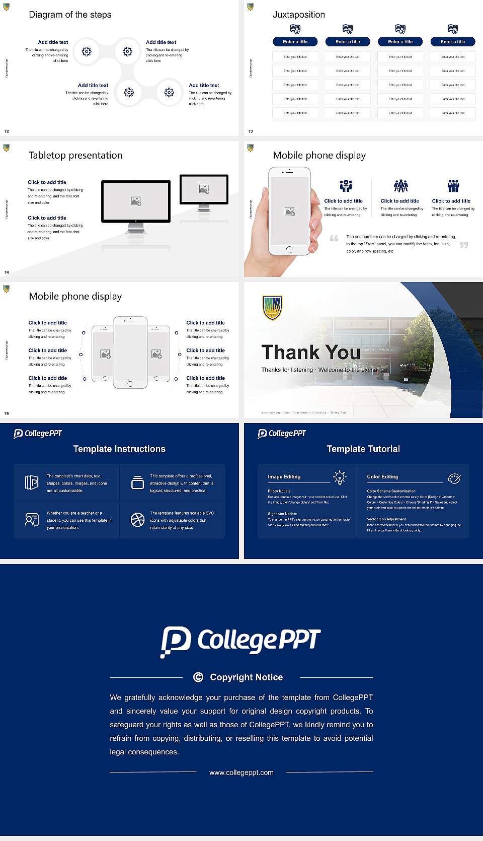 Chamberlain University – Tinley Park Competition/Entrepreneurship Contest PPT Template16:9 ratio PPT effect preview image9