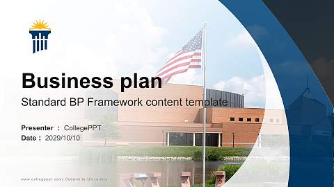 Cedarville University Competition/Entrepreneurship Contest PPT Template