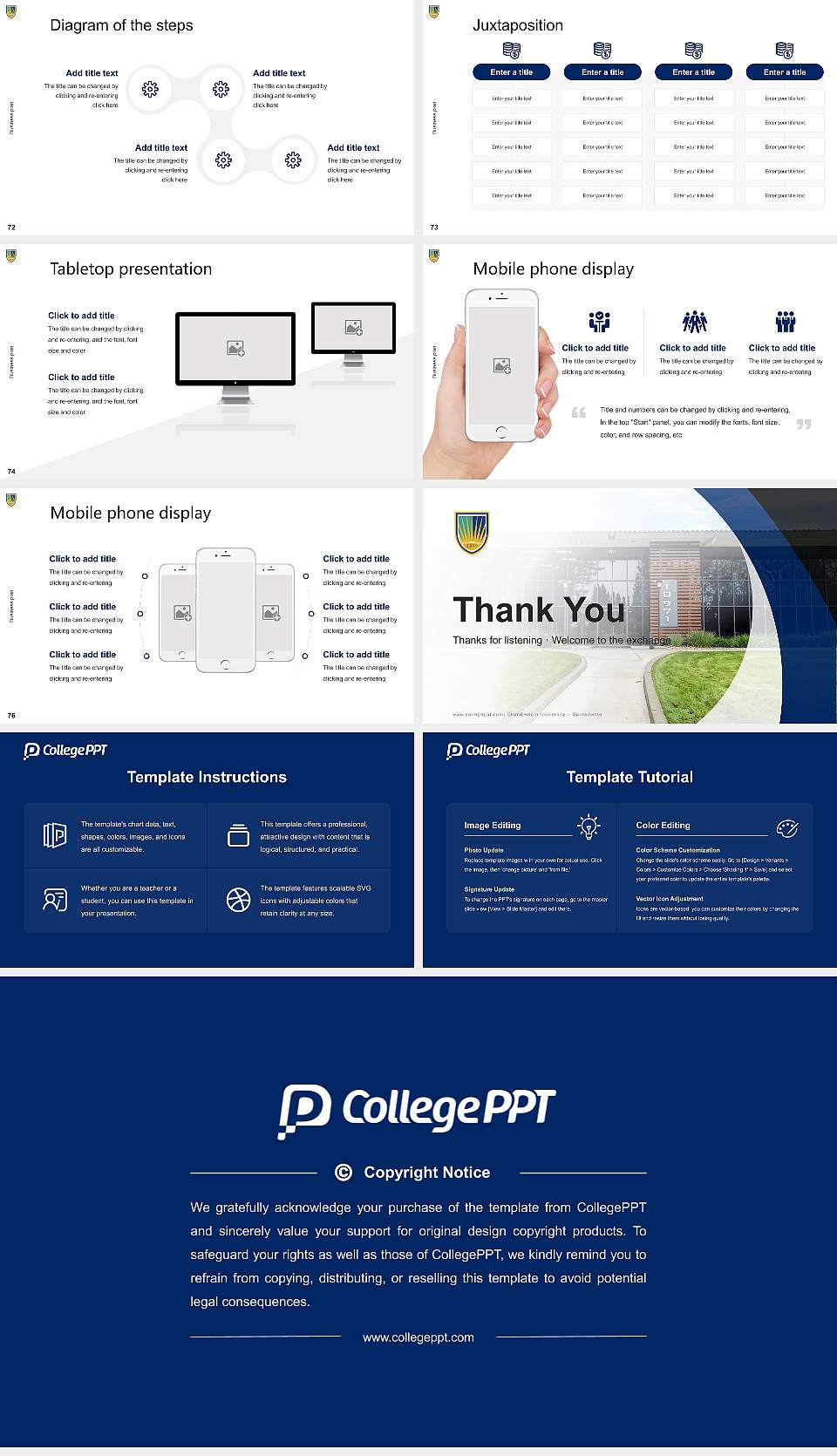 Chamberlain University – Sacramento Competition/Entrepreneurship Contest PPT Template16:9 ratio PPT effect preview image9