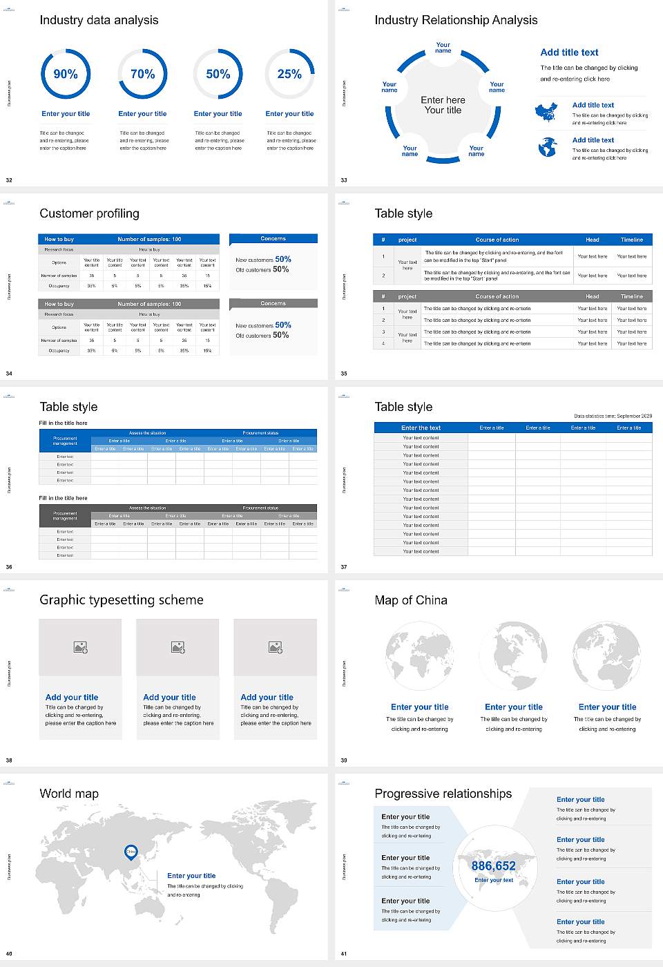 California State University-San Bernardino Competition/Entrepreneurship Contest PPT Template16:9 ratio PPT effect preview image5