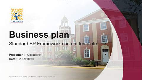 Caribbean University-Vega Baja Competition/Entrepreneurship Contest PPT Template