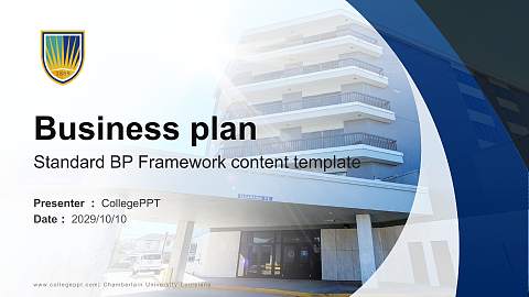 Chamberlain University-Louisiana Competition/Entrepreneurship Contest PPT Template