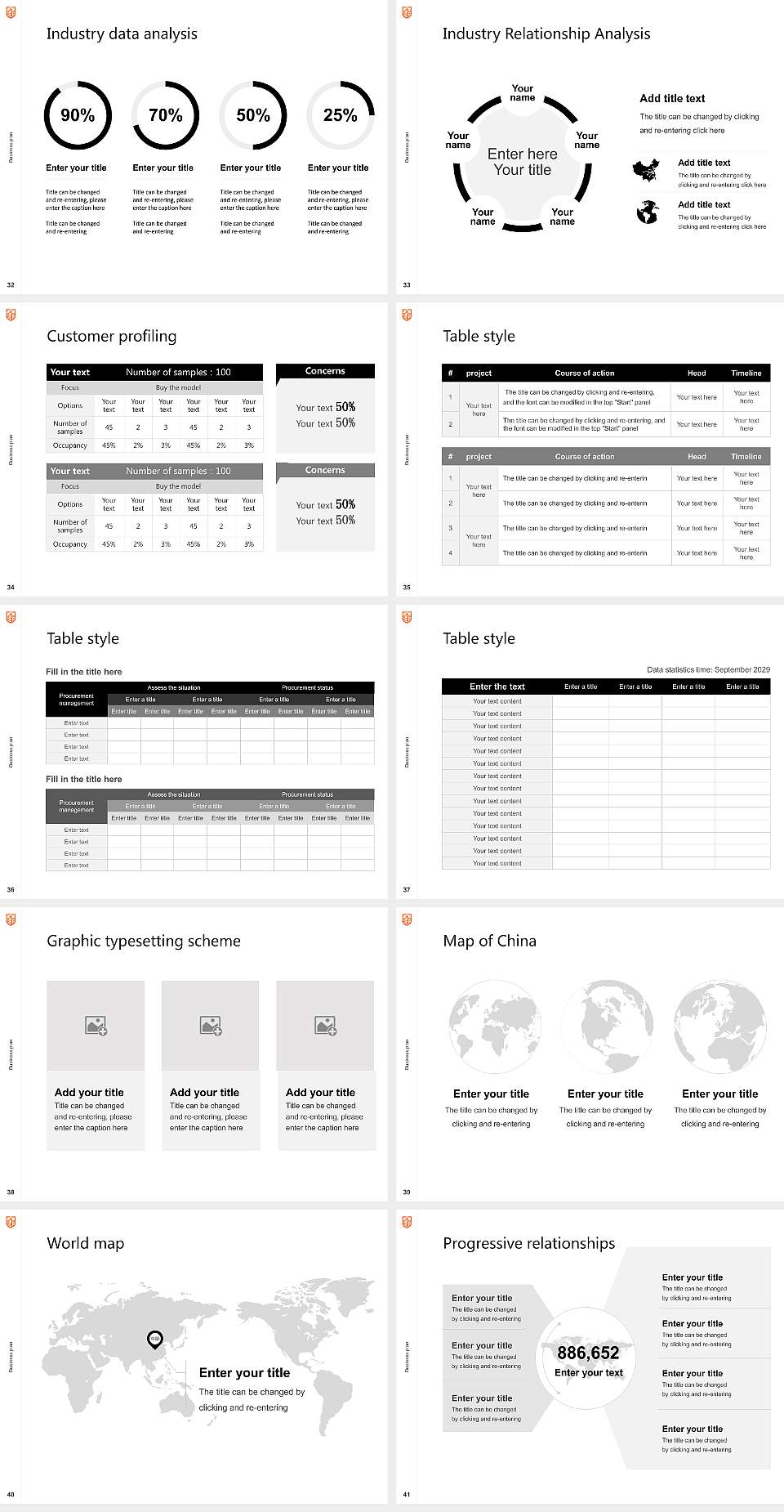 Carroll University Competition/Entrepreneurship Contest PPT Template4:3 ratio PPT effect preview image5