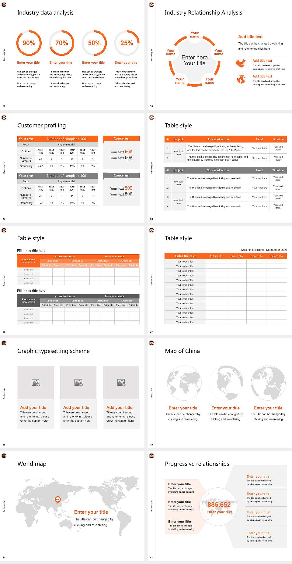 Carson-Newman University Competition/Entrepreneurship Contest PPT Template4:3 ratio PPT effect preview image5
