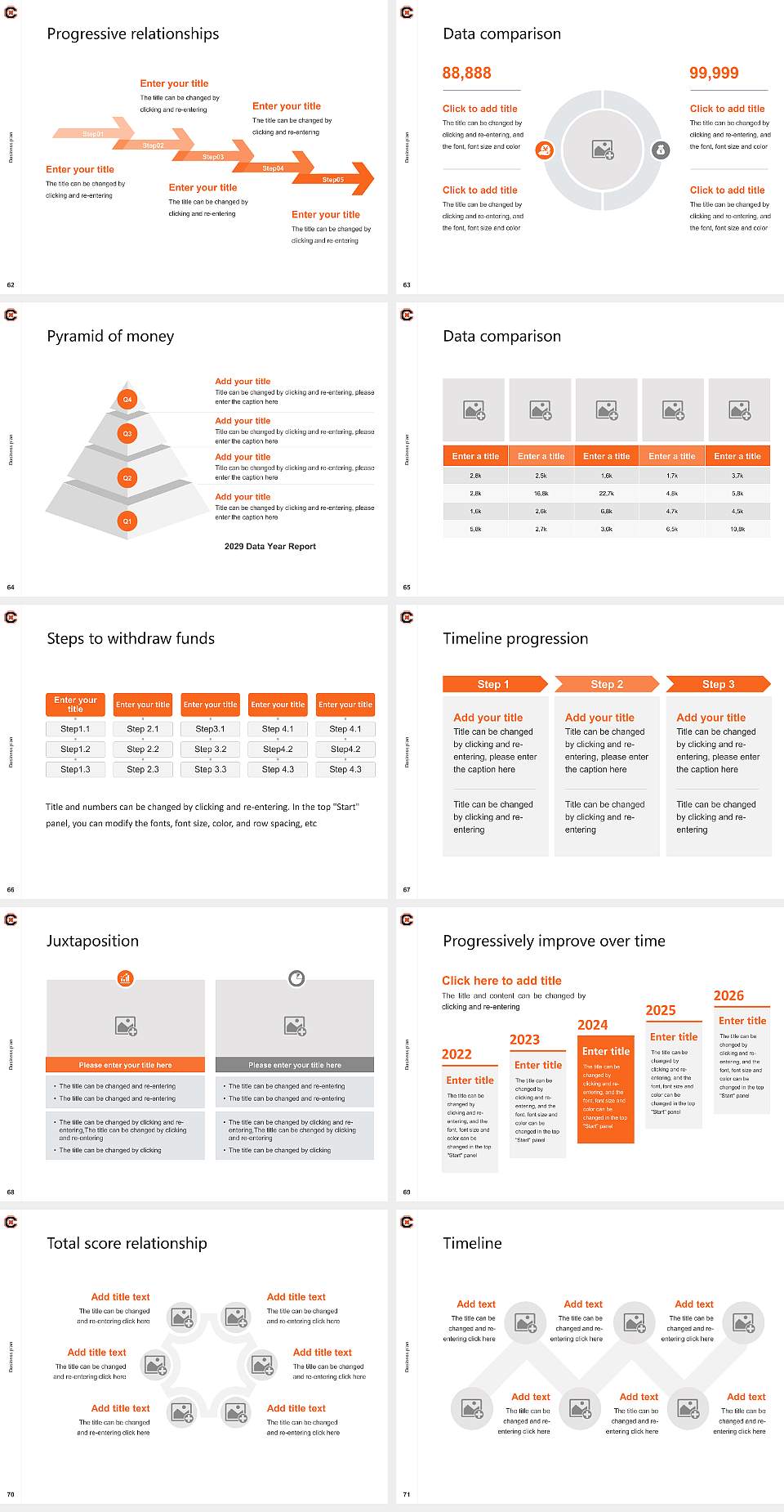 Carson-Newman University Competition/Entrepreneurship Contest PPT Template4:3 ratio PPT effect preview image8