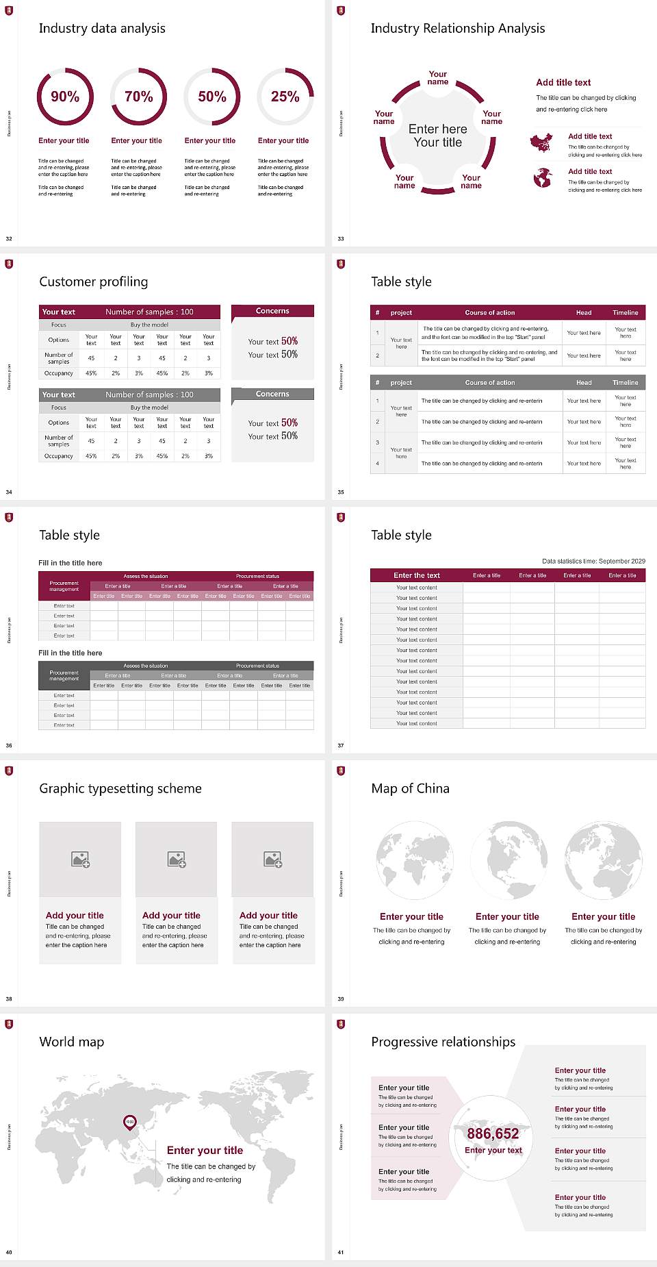 Central State University Competition/Entrepreneurship Contest PPT Template4:3 ratio PPT effect preview image5