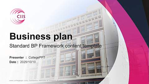 California Institute of Integral Studies Competition/Entrepreneurship Contest PPT Template