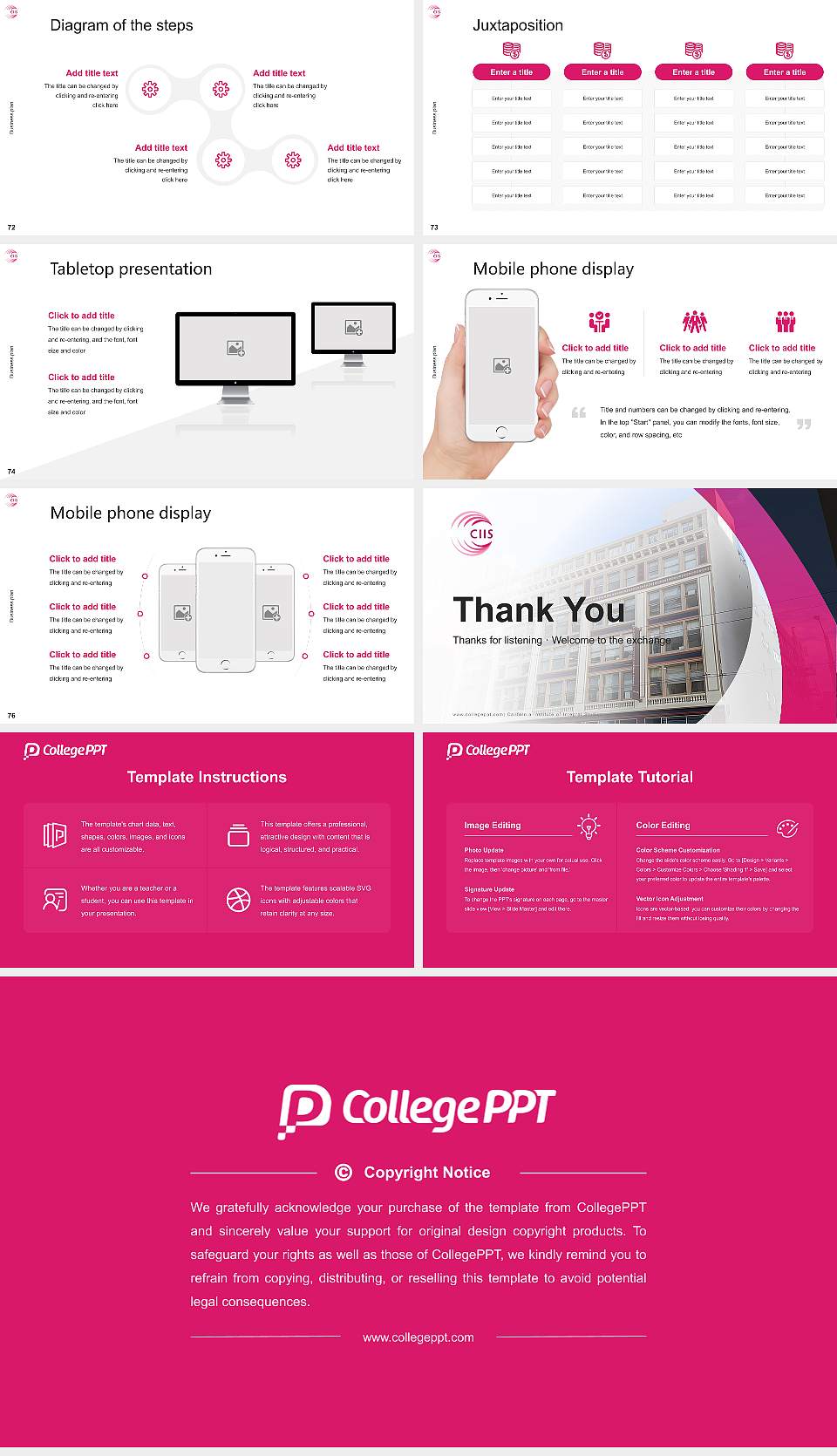 California Institute of Integral Studies Competition/Entrepreneurship Contest PPT Template16:9 ratio PPT effect preview image9