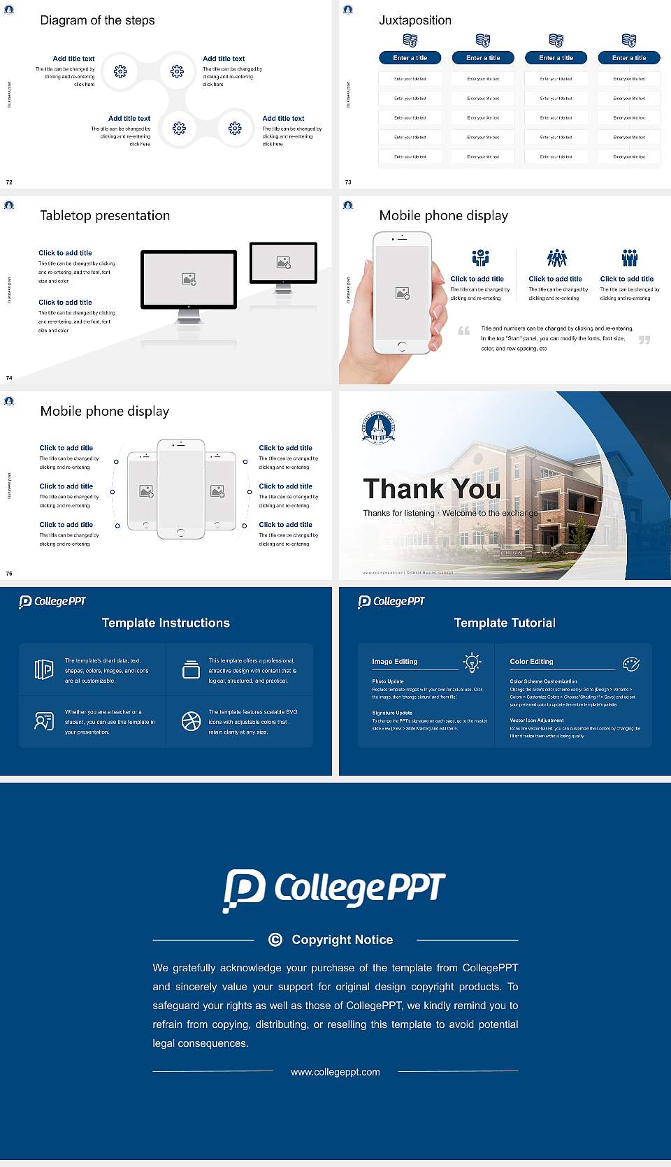 Central Baptist College Competition/Entrepreneurship Contest PPT Template16:9 ratio PPT effect preview image9