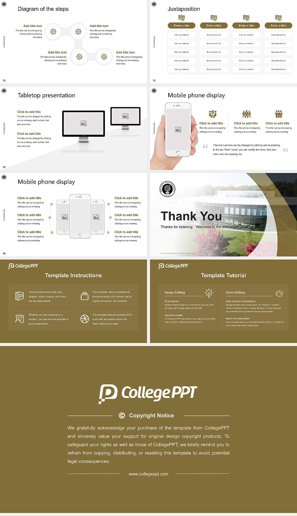 Bryant University Competition/Entrepreneurship Contest PPT Template16:9 ratio PPT effect preview image9