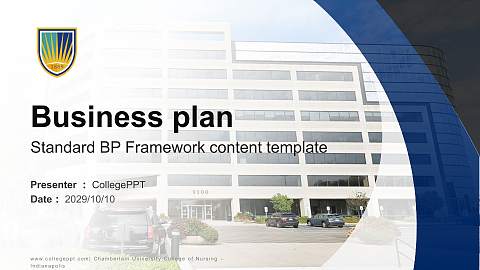 Chamberlain University College of Nursing – Indianapolis Competition/Entrepreneurship Contest PPT Template