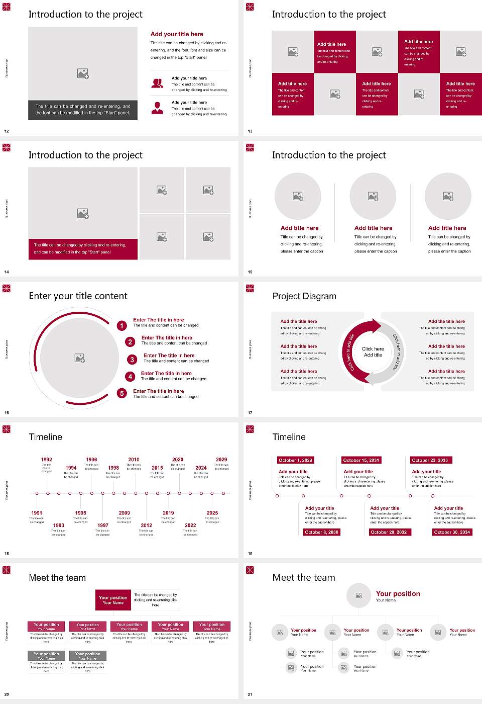 Chapman University Competition/Entrepreneurship Contest PPT Template16:9 ratio PPT effect preview image3