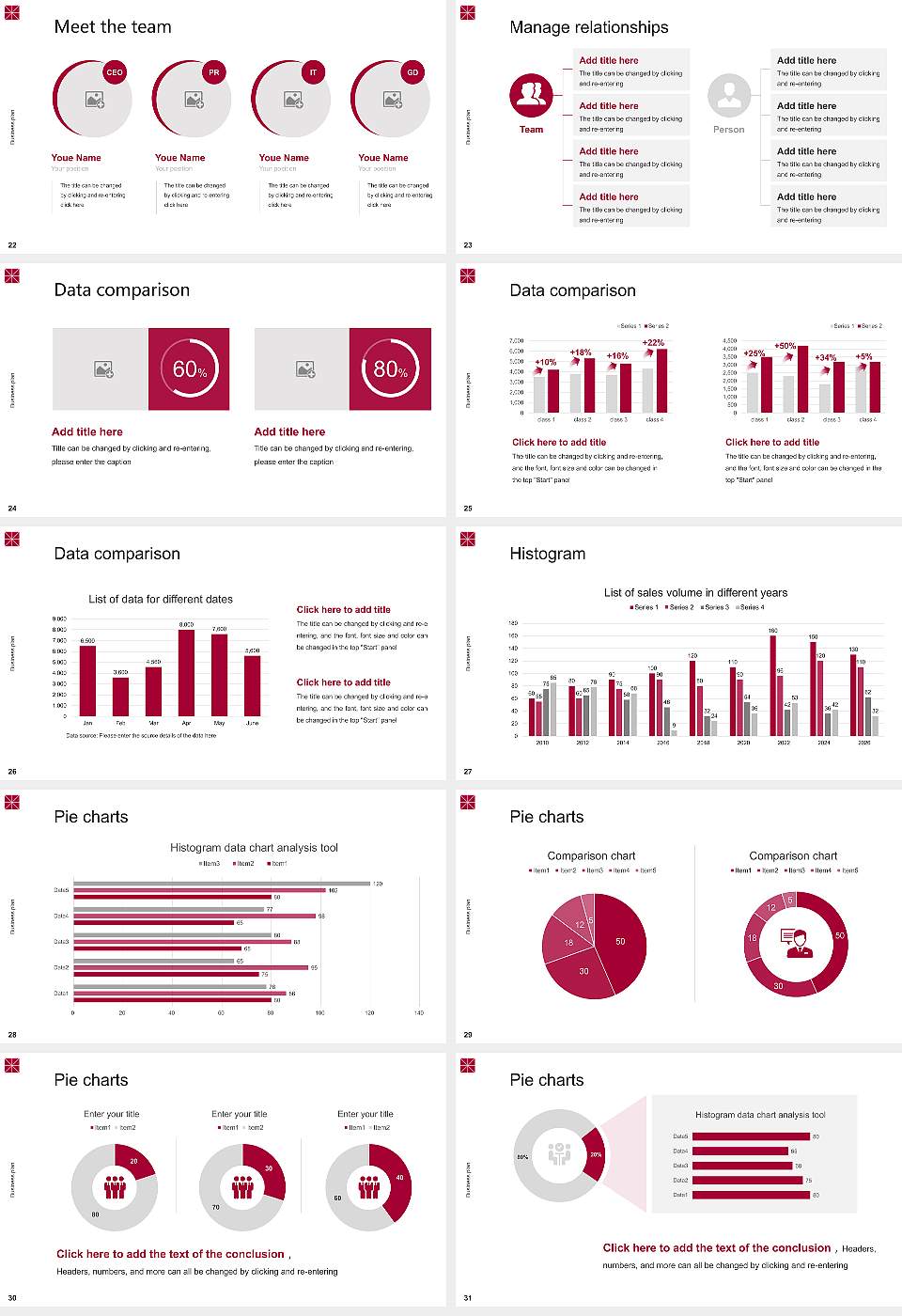 Chapman University Competition/Entrepreneurship Contest PPT Template16:9 ratio PPT effect preview image4